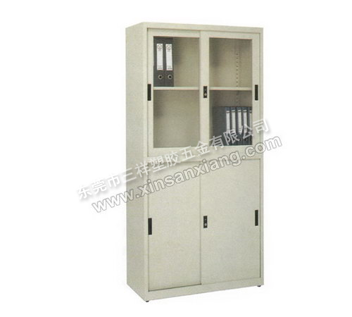 上玻下鐵移門(mén)柜<br> 型號(hào)：TG-029<br>規(guī)格(mm)：1800H×900W×400D